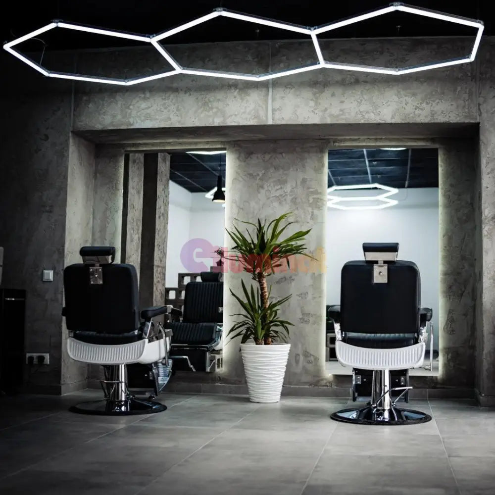 Honeycomb Led Hexagon Luminos 120Cm X 311Cm / Sistem Modular Iluminat Garaj Honeycomb Lights