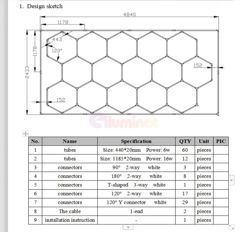 Honeycomb Led Hexagon Luminos Honeycomb Lights