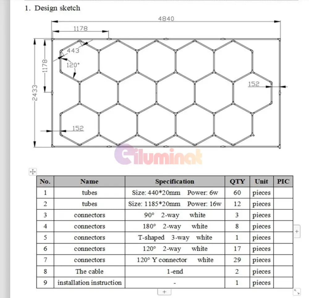 Honeycomb Led Hexagon Luminos Honeycomb Lights