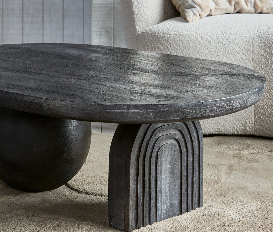 Masa Decorativa Moderna Dualis Orbit MASA DECORATIVA / NEAGRA / 120CM decorative table