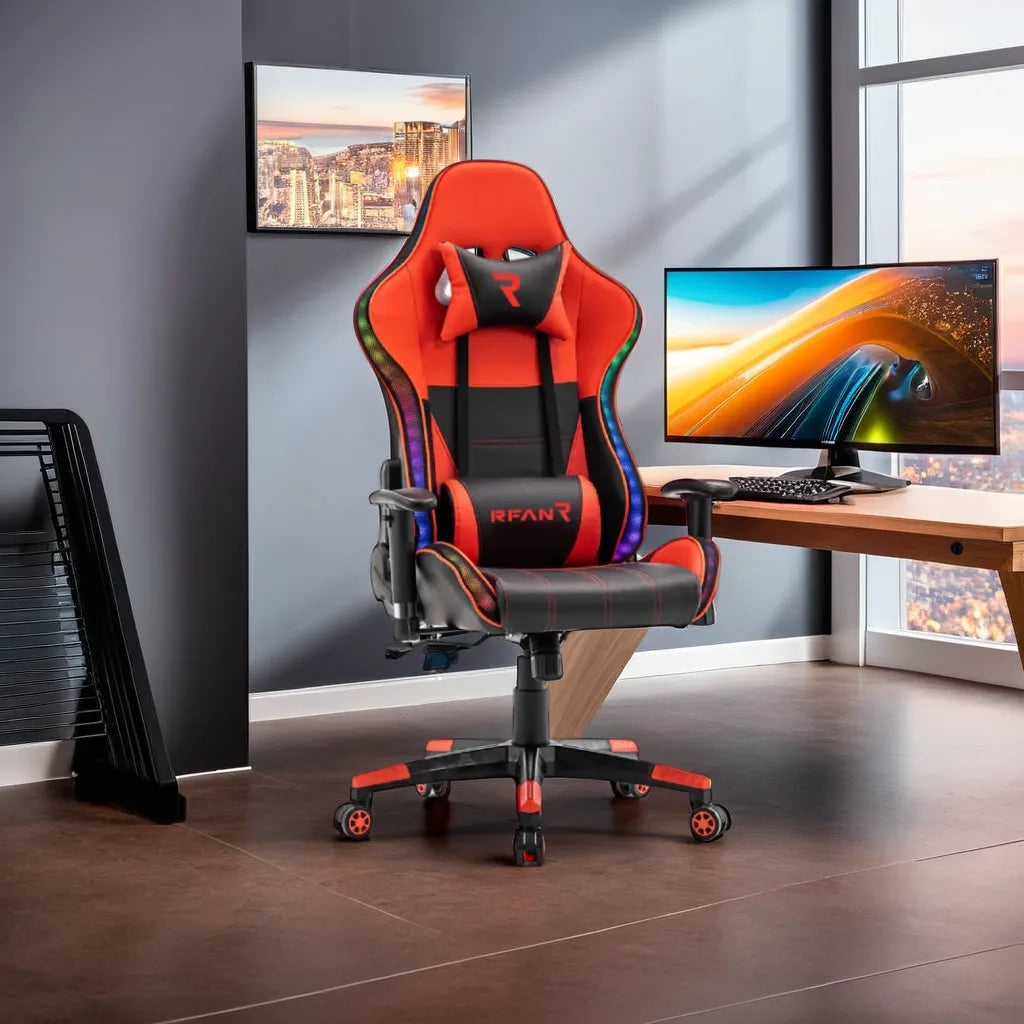Scaun De Gaming Premium Immersion Chairs Red Boc-778