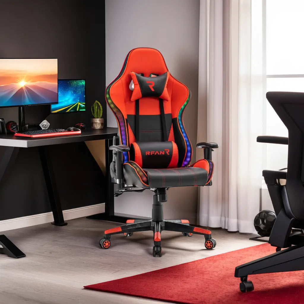 Scaun De Gaming Premium Immersion Chairs Red Boc-778