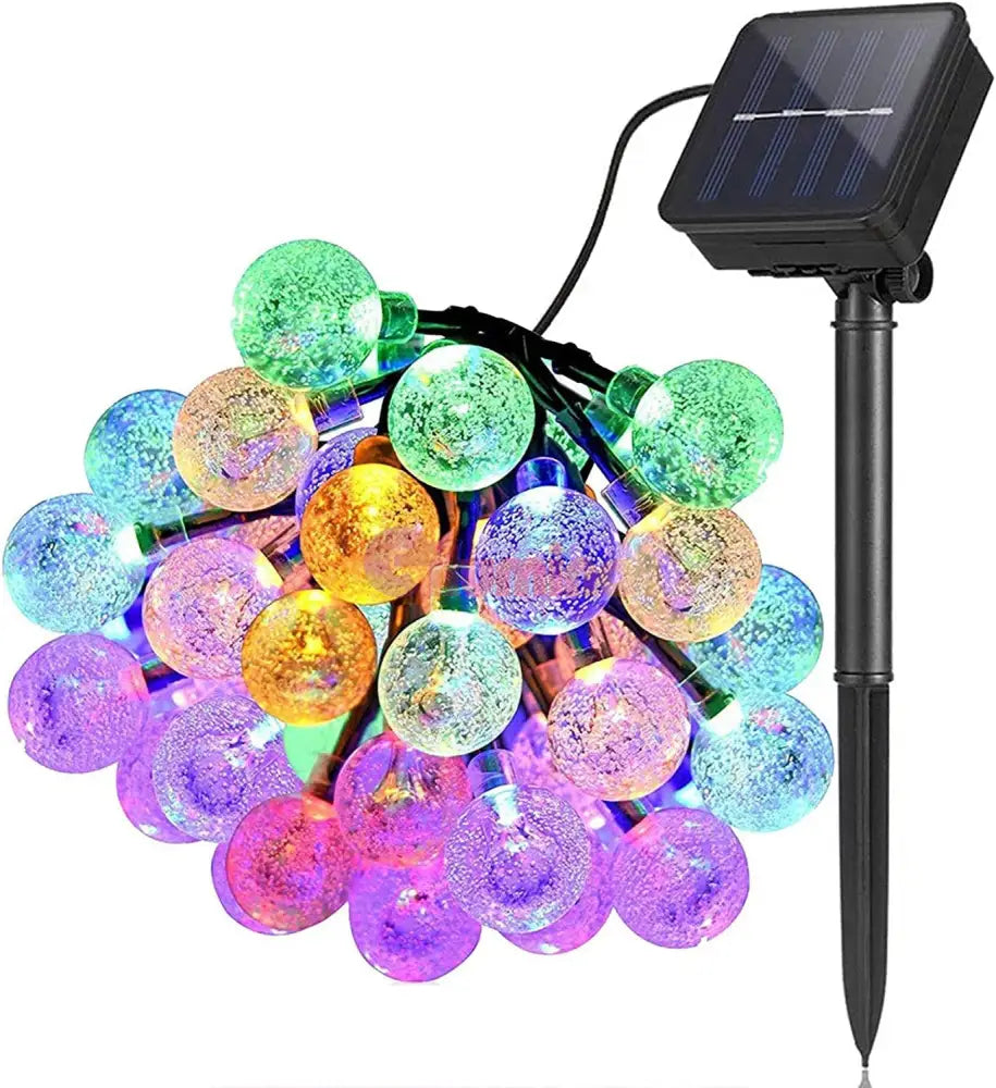 Instalatie Led Bubble Liniara Solara 50 Led-Uri 6.5M