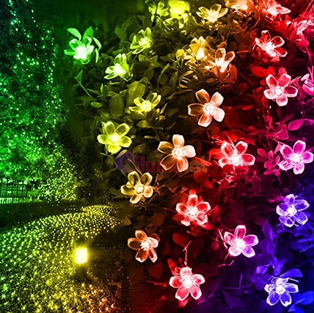 Instalatie Led Flowers Liniara Solara 50 Led-Uri 6.5M