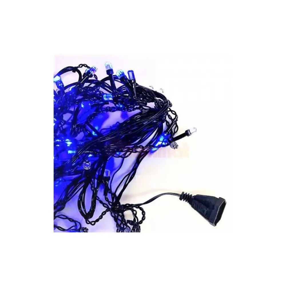 Instalatie Led Perdea Ploaie 120 Led-Uri Hexagon 3X1M Fir Negru Diverse Culori