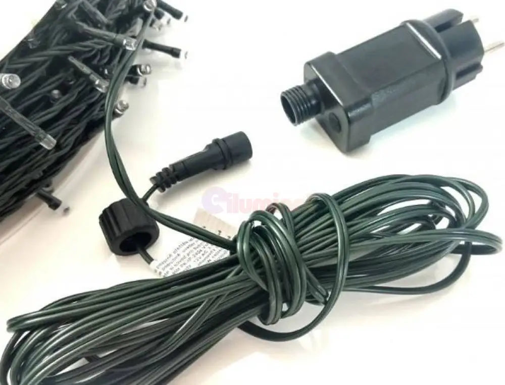 Instalatie Led Rola 50M Fir Negru Diverse Culori Christmas Light