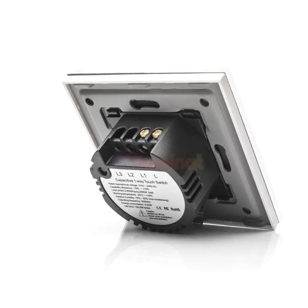 Intrerupator Dimabil Dublu Cu Touch Din Sticla