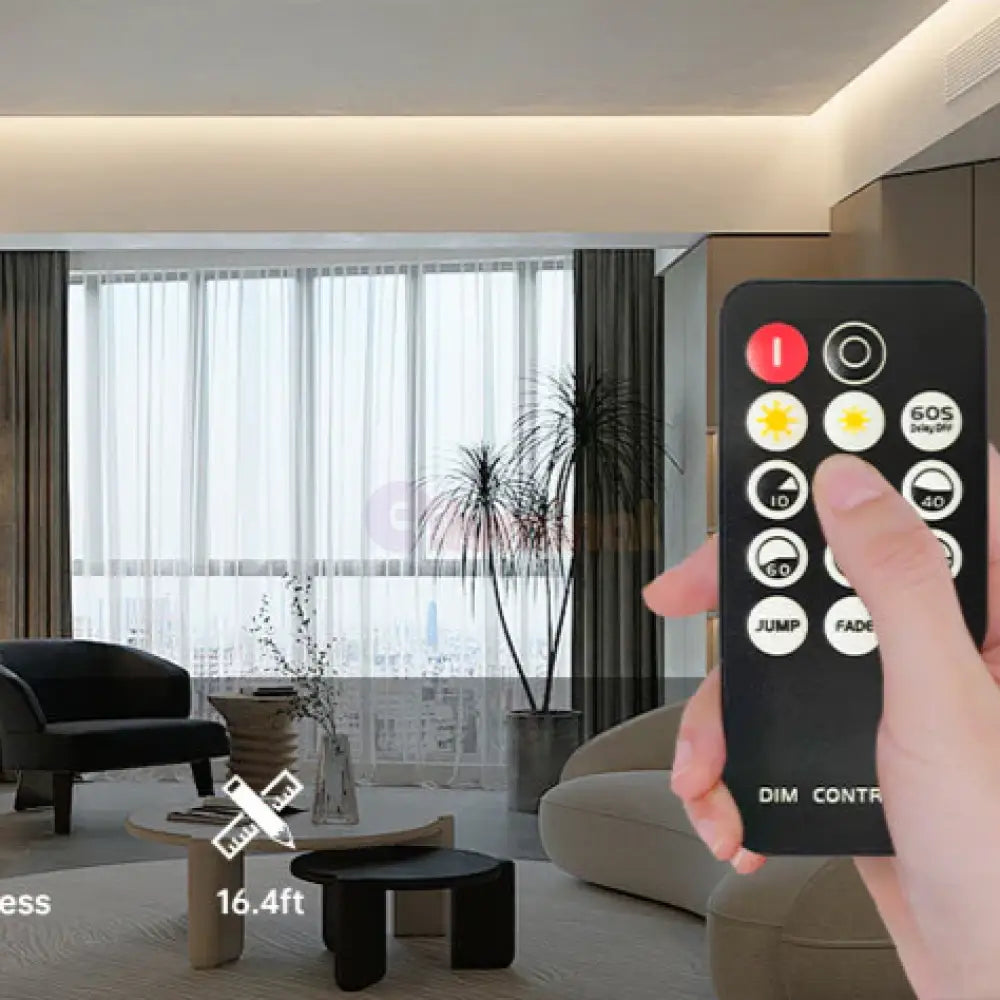 KIT Banda LED CCT cu Telecomanda 3 Tipuri de Lumina 5m 15W/m 24V Transformator 72W Calda/Neutra/Rece / INTERIOR LED