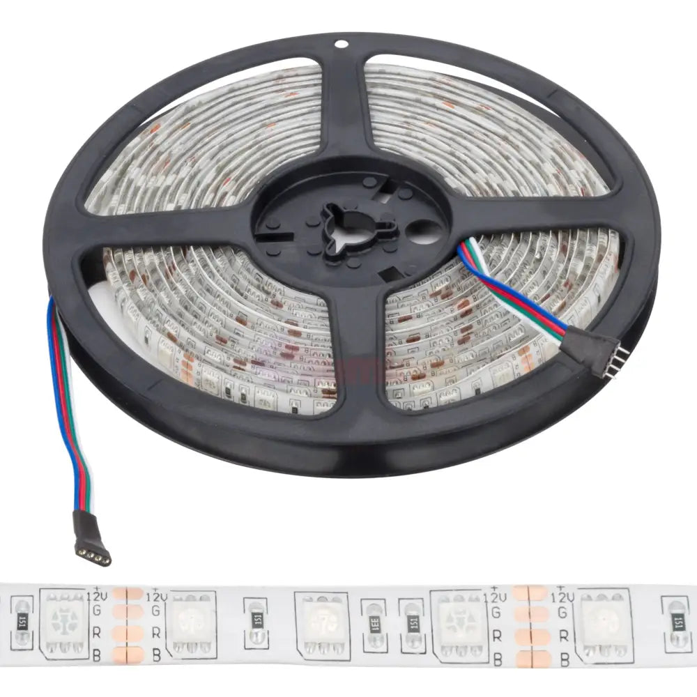 Kit Banda Led Rgb 12V Ip21 Interior 5 Metri Telecomanda 44 Taste Strips