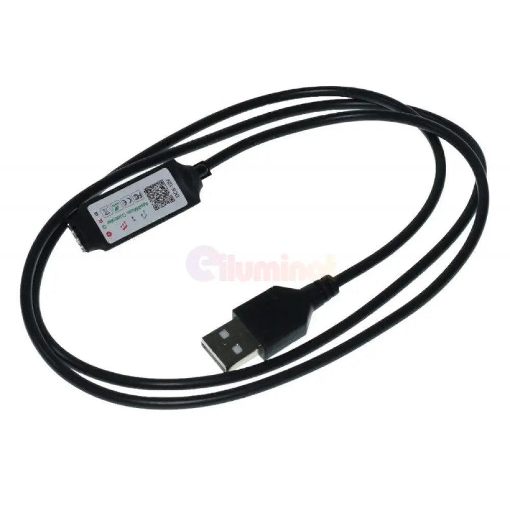 Kit Banda Led Rgb 12V Ip65 Smart 3 Metri Usb Tv Telecomanda Rf Strips