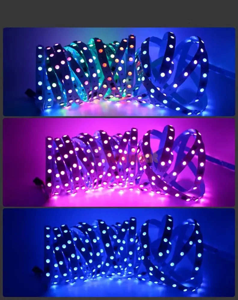 KIT Banda LED RGB 24V Digitala 10 metri IP21 Interior RGB / IP21-INTERIOR / RGB DIGITAL LED Strips