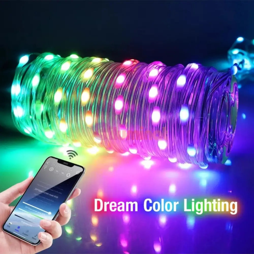 Kit Banda Led Rgb Ic Smart Digital 12V 10M Usb Telecomanda 24 Taste Strips