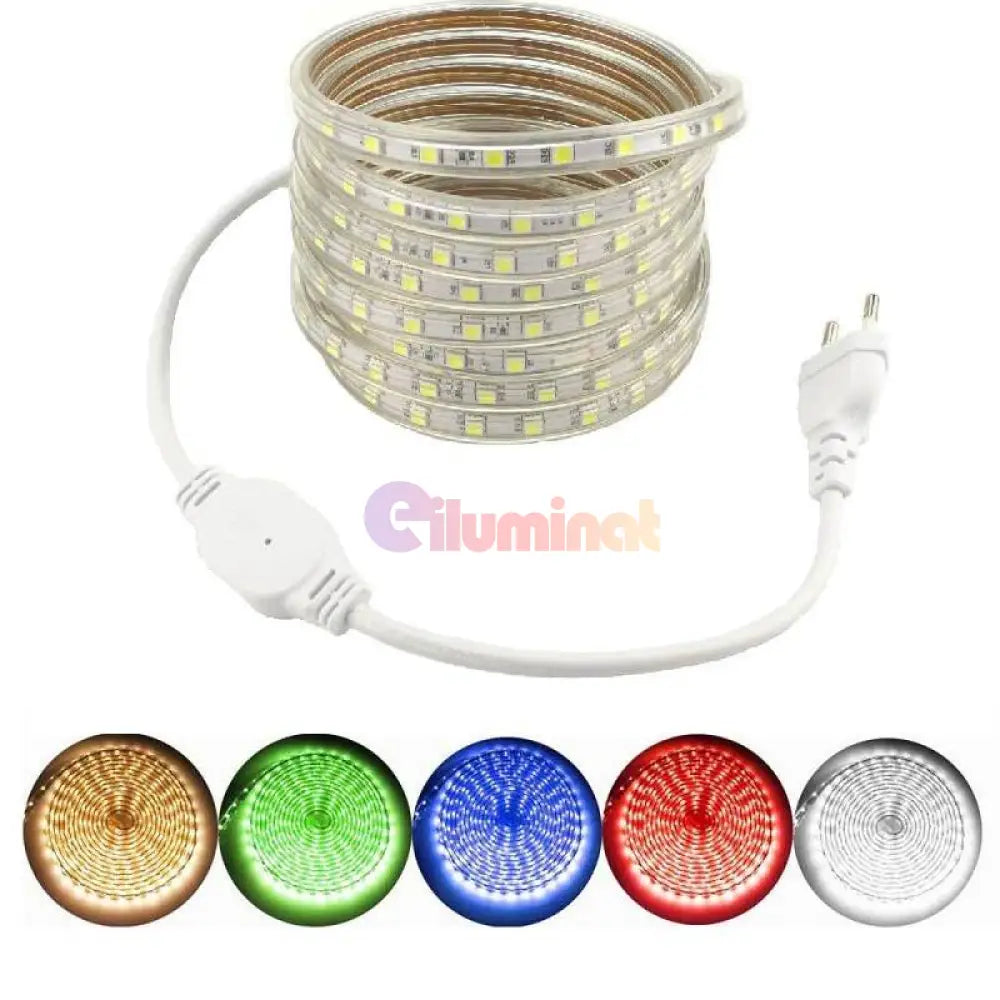 Kit Complet Banda Led 5050 1 Rand 220V - 14W/Ml Strips