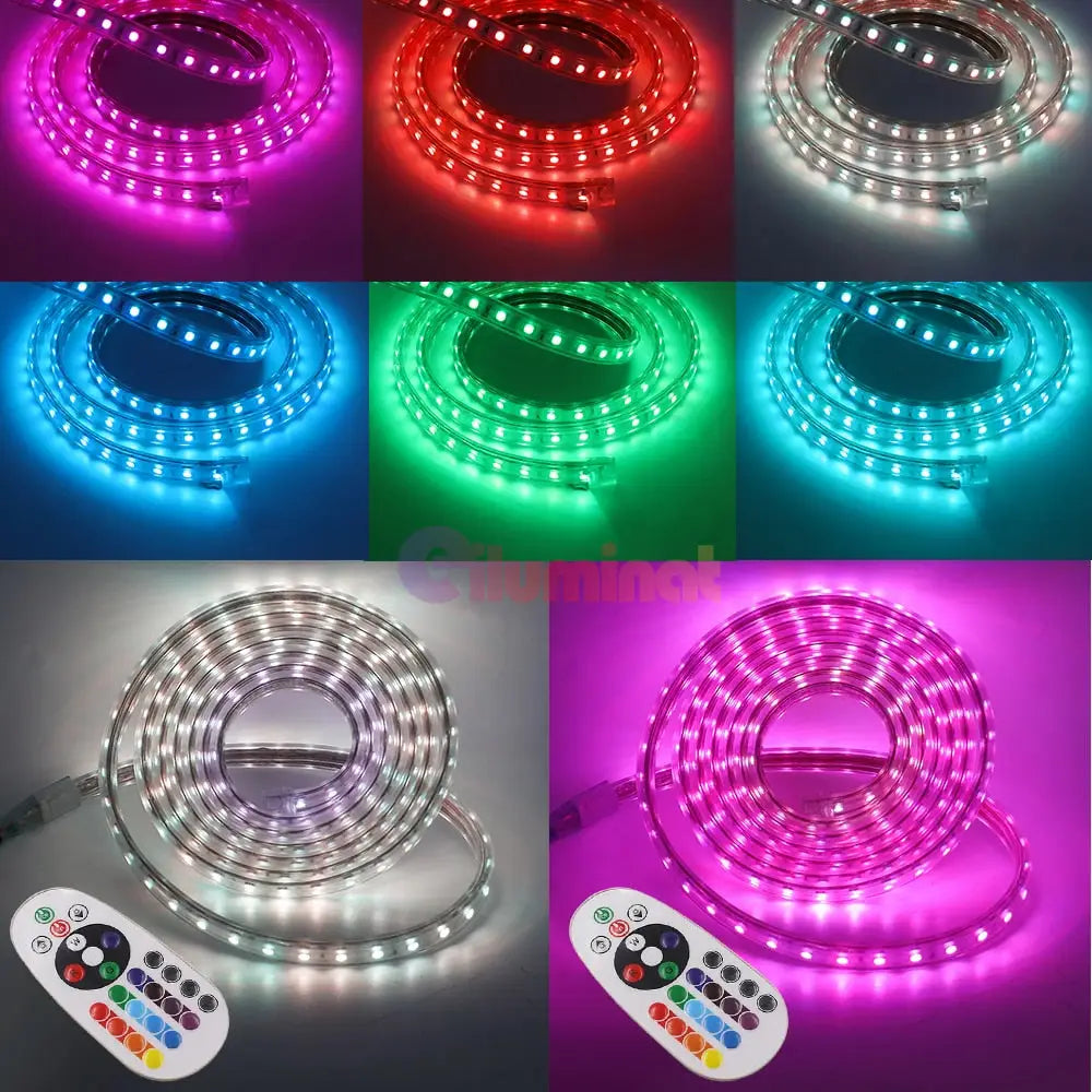 Kit Complet Banda Led 5050 1 Rand Rgb 220V Strips