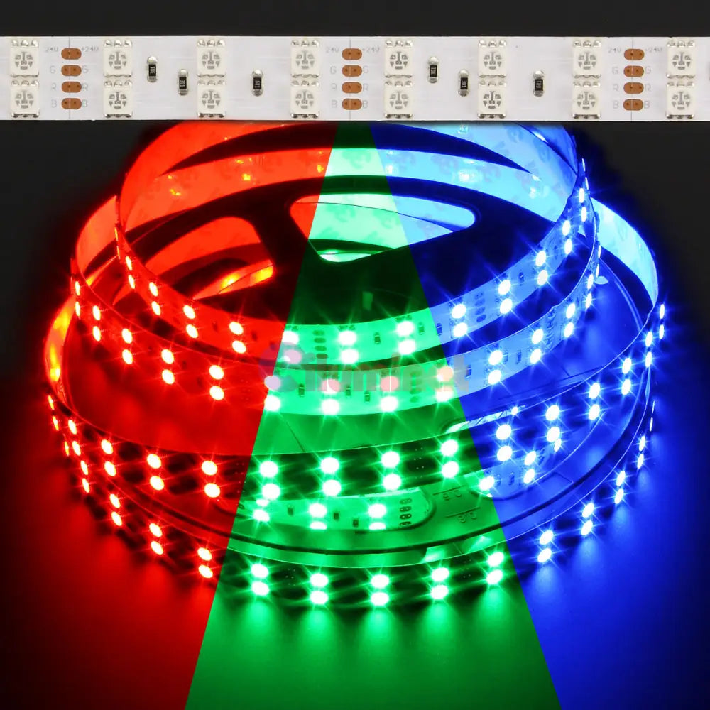 Kit Complet Banda Led 5050 2 Randuri Rgb 220V Strips