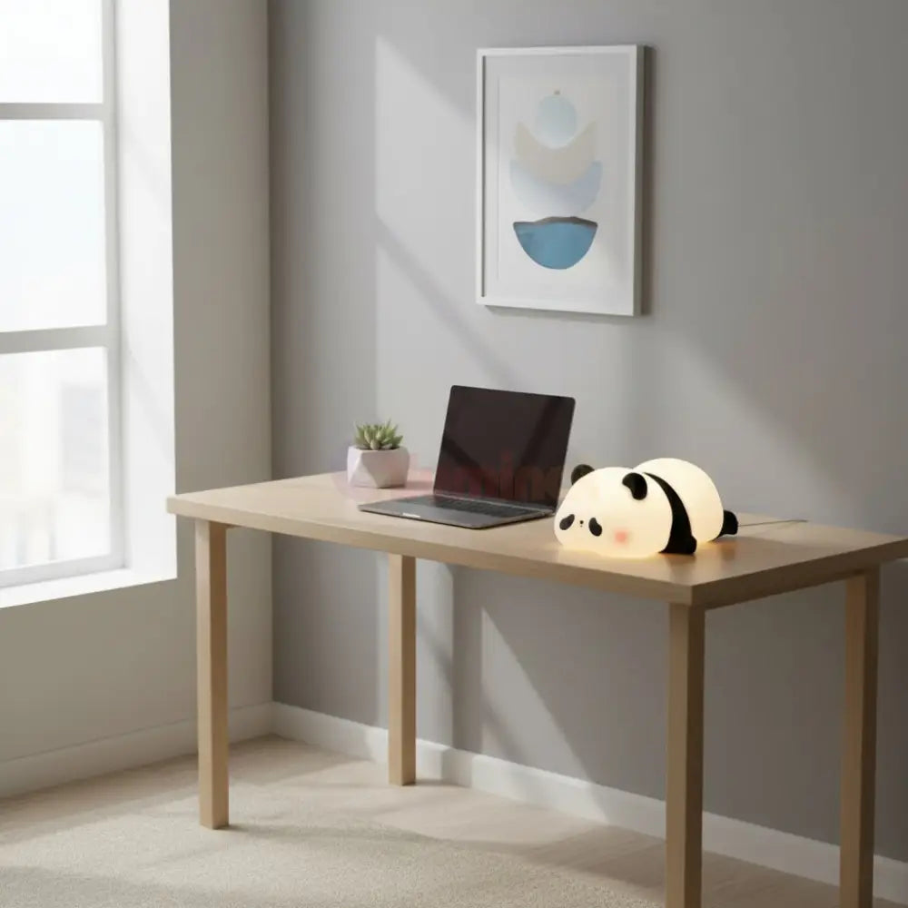 Lampa de Veghe LAZY PANDA Portabila LED RGB