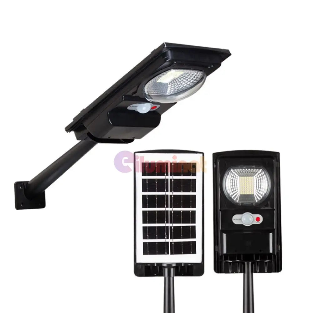 Lampa Led 100W Solara Senzor Miscare Cu Brat Inclus - S02D Street Light