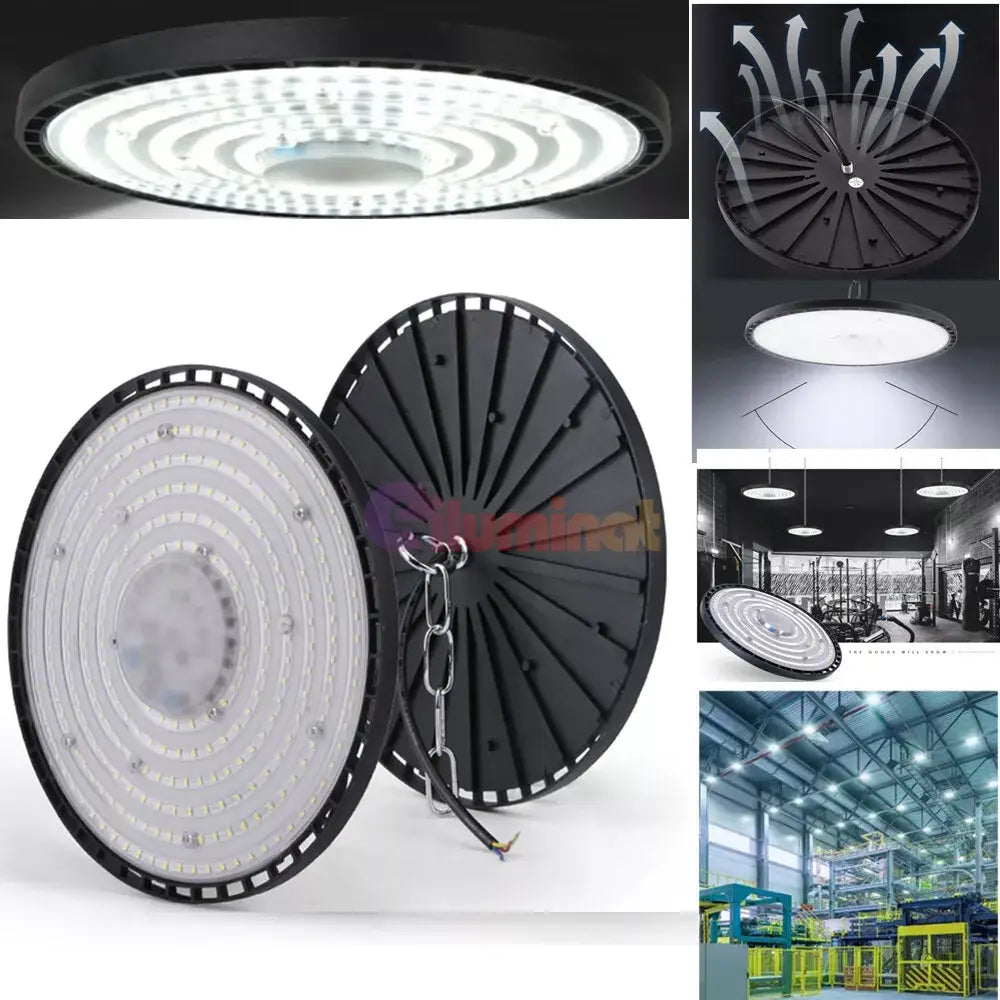 Lampa Led 200W Iluminat Industrial Ufo Slim Hi Bay