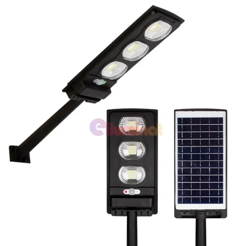 Lampa Led 300W Solara Senzor Miscare Cu Brat Inclus - S02D Street Light