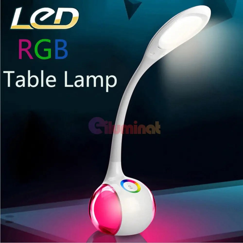 Lampa Led Birou Rgb Flexibila Desk Lamp