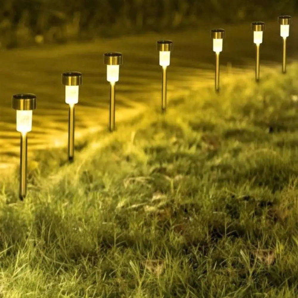 Lampa Led Solara De Gradina Pluton Silver Solar Lamp