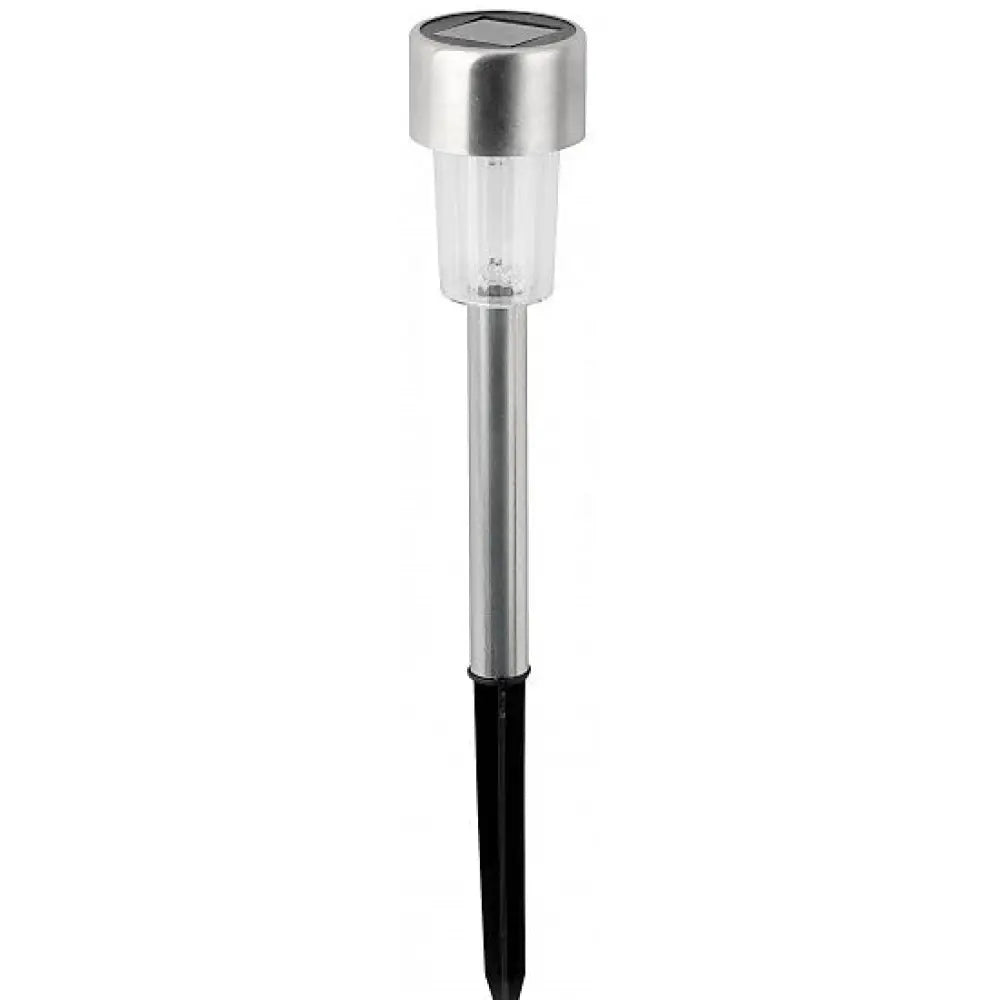 Lampa Led Solara De Gradina Pluton Silver Solar Lamp