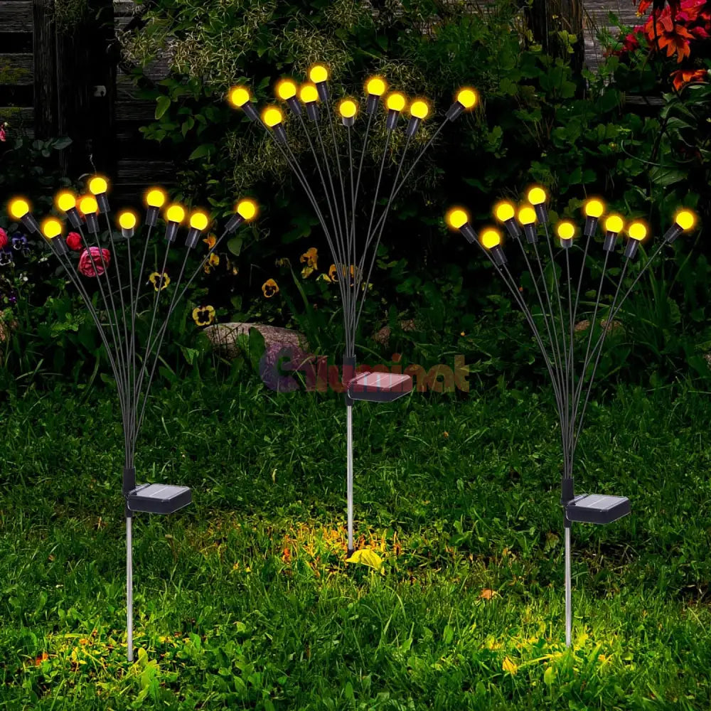 Lampa Led Solara Fireflys - Set 2 Buc Landscape Pathway Lighting