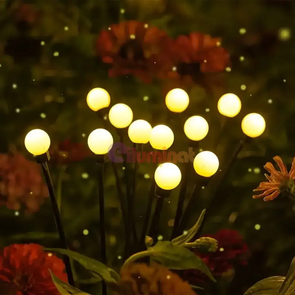 Lampa Led Solara Fireflys - Set 2 Buc Landscape Pathway Lighting