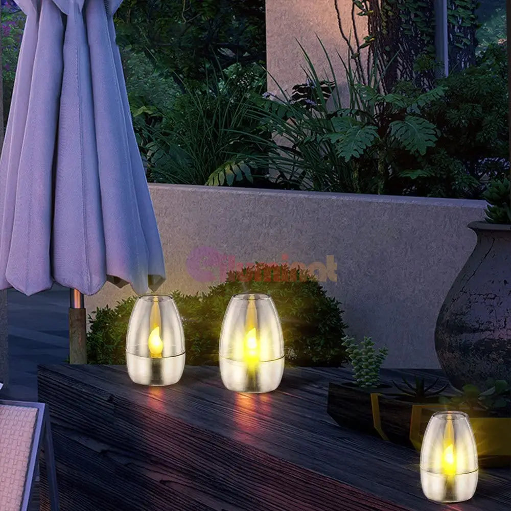 Lampa Led Solara Stil Lumanare Glowly 100Mah Solar Bulb