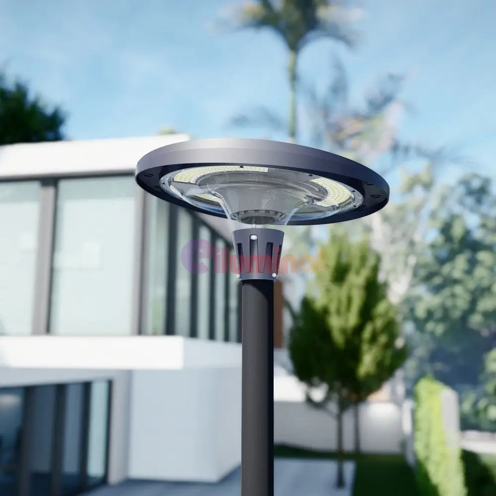 Lampa Led Solara Ufo 2200Lumeni Smart Cu Telecomanda Rgbwcct Street Light