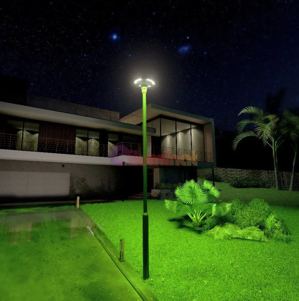 Lampa Led Solara Ufo 2200Lumeni Smart Cu Telecomanda Rgbwcct Street Light