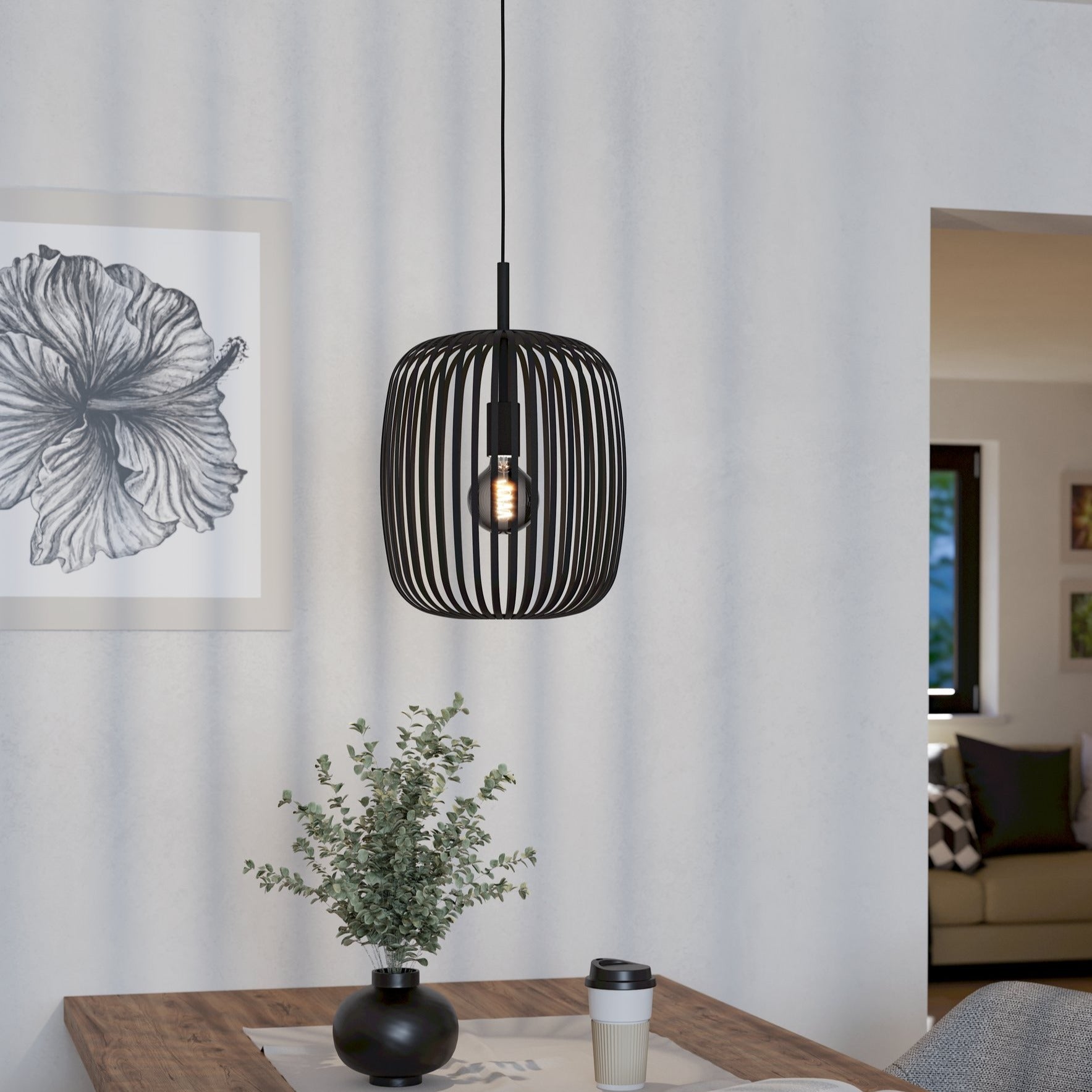 Lampa Suspendata ROMAZZINA EGLO 900494 NEAGRA / SUSPENDATE Chandeliers