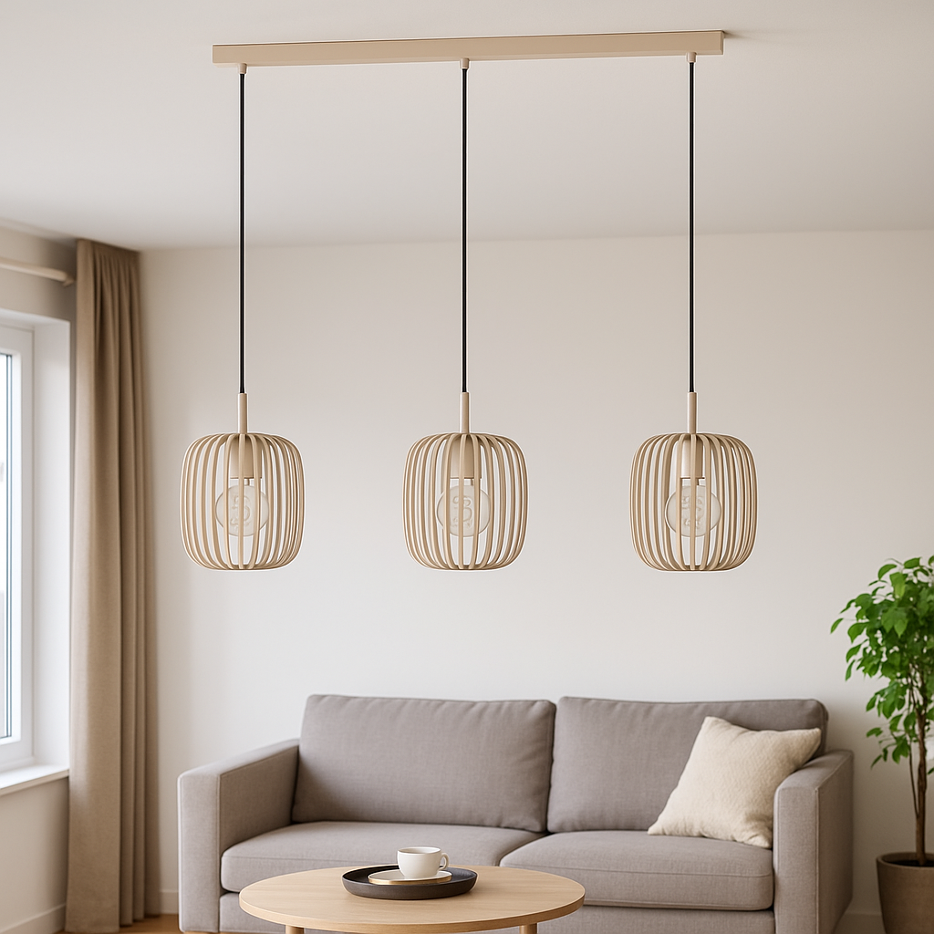 Lampa Suspendata ROMAZZINA EGLO 900497 BEJ DESCHIS / SUSPENDATE Chandeliers