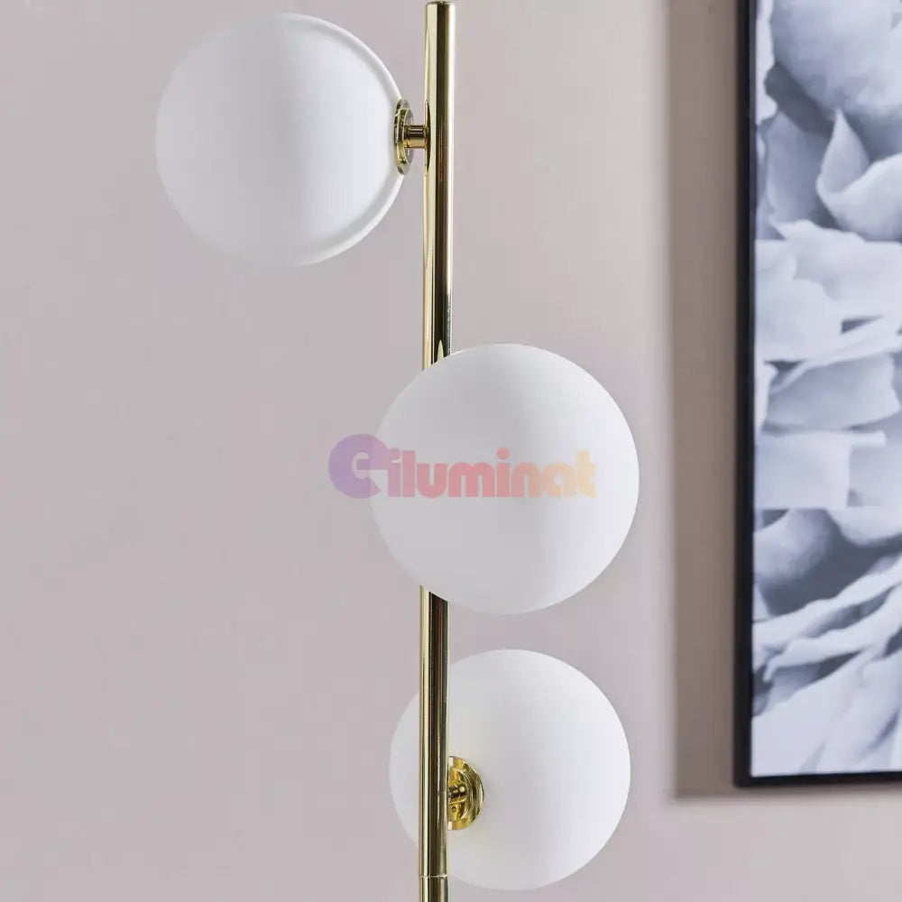 Lampadar Abajur Gold 160Cm Ty3052/3 Gd