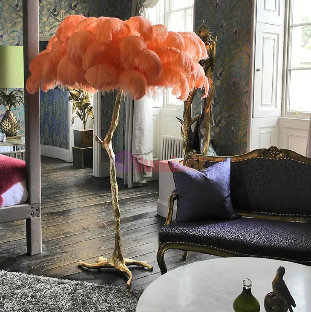 Lampadar Baroque Luxury Feathers Colors Roz