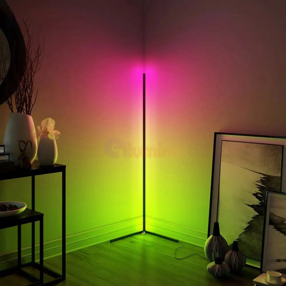 Lampadar Cu Telecomanda Si Lumini Rgb De Ritm Activare Sonora