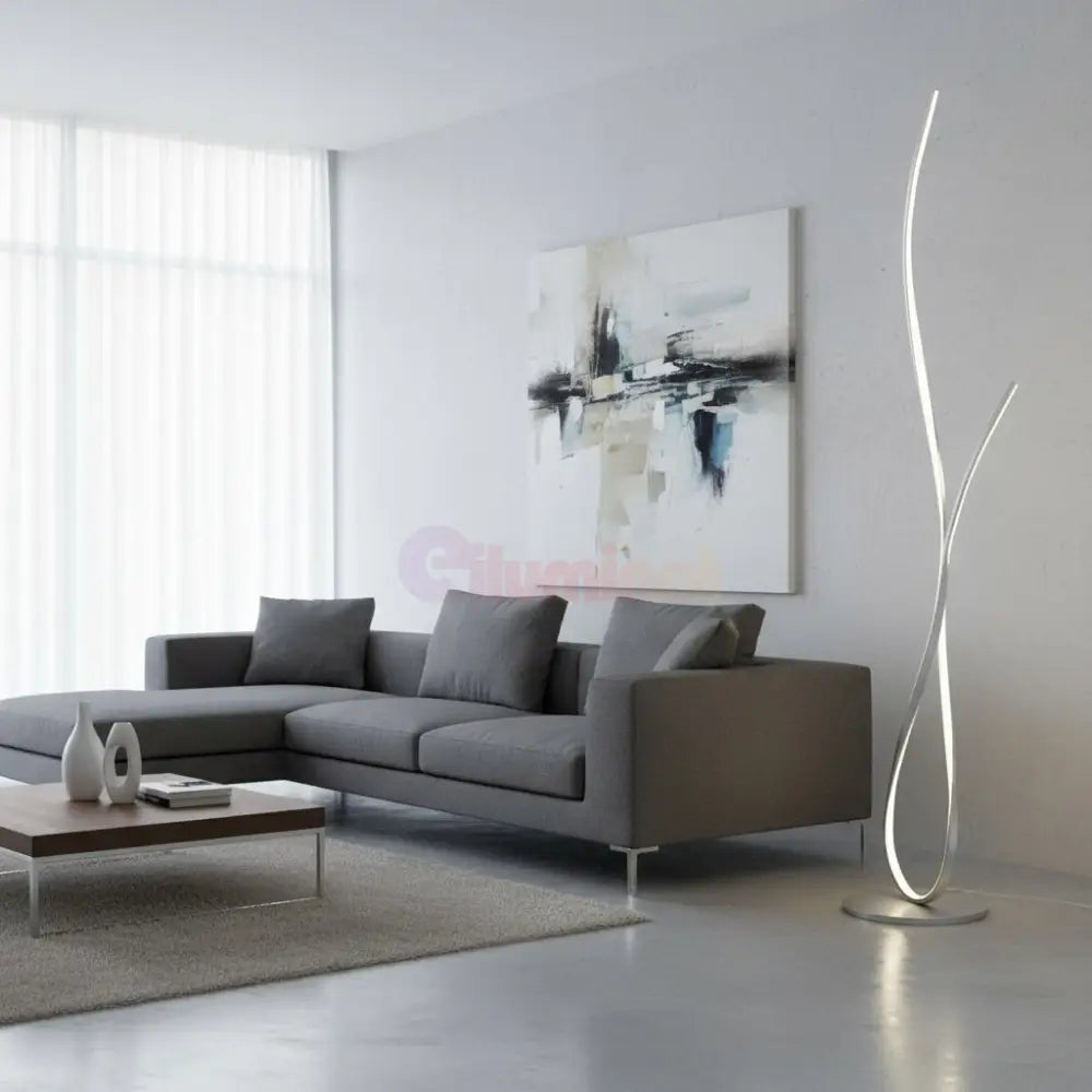 Lampadar LED GORE Silver 130CM