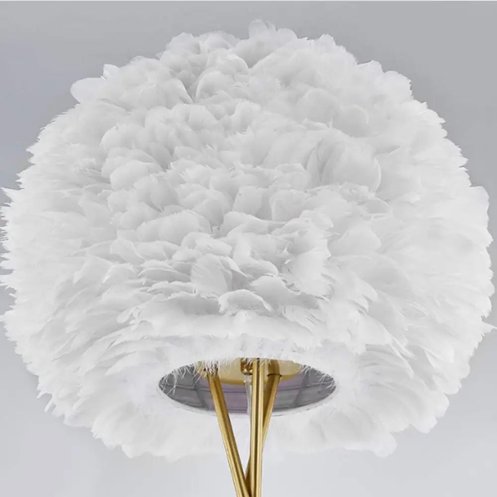 Lampadar Luxury Feather GOLD 160cm floorlamp