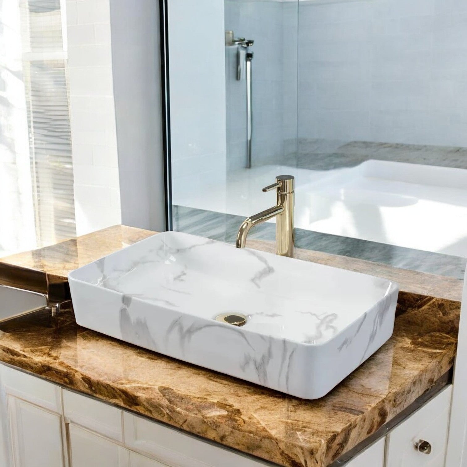 Lavoar Aplicat Luxury Line 60X35Cm G755 Bathroom Sink