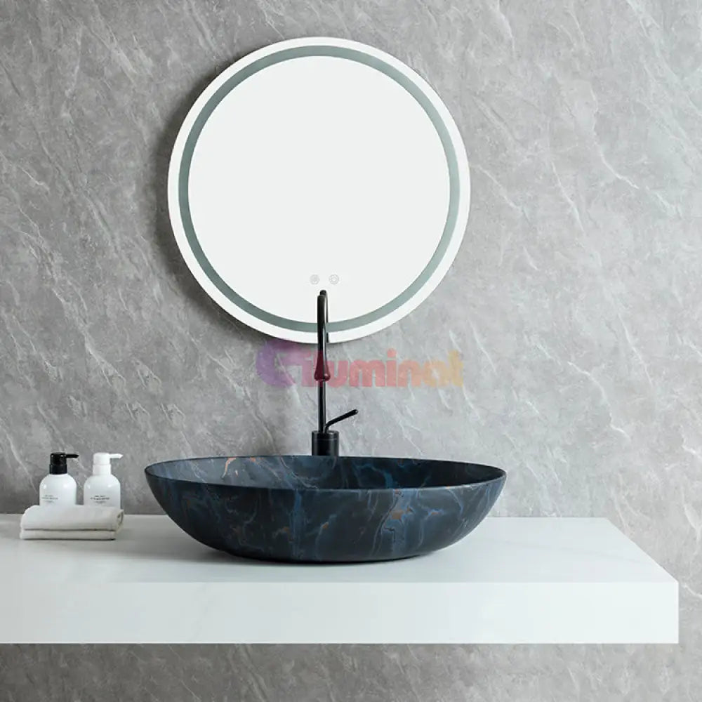 Lavoar Aplicat Luxury Line 65X44Cm Deepblue Bathroom Sink