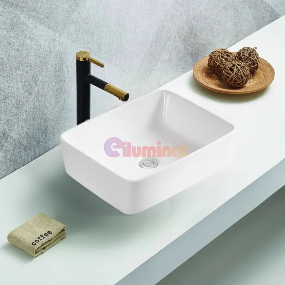 Lavoar Aplicat Modern Line 47.5X37.5Cm Hy-401 Bathroom Sink