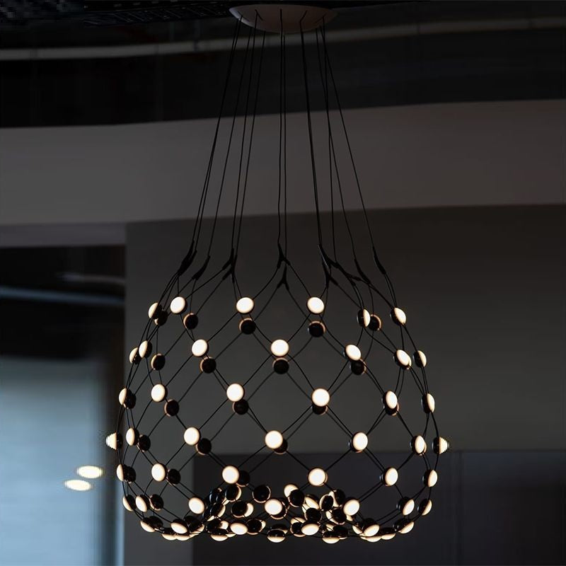 Lustra LED Suspendata LUGARO DIA Black Lighting Fixtures