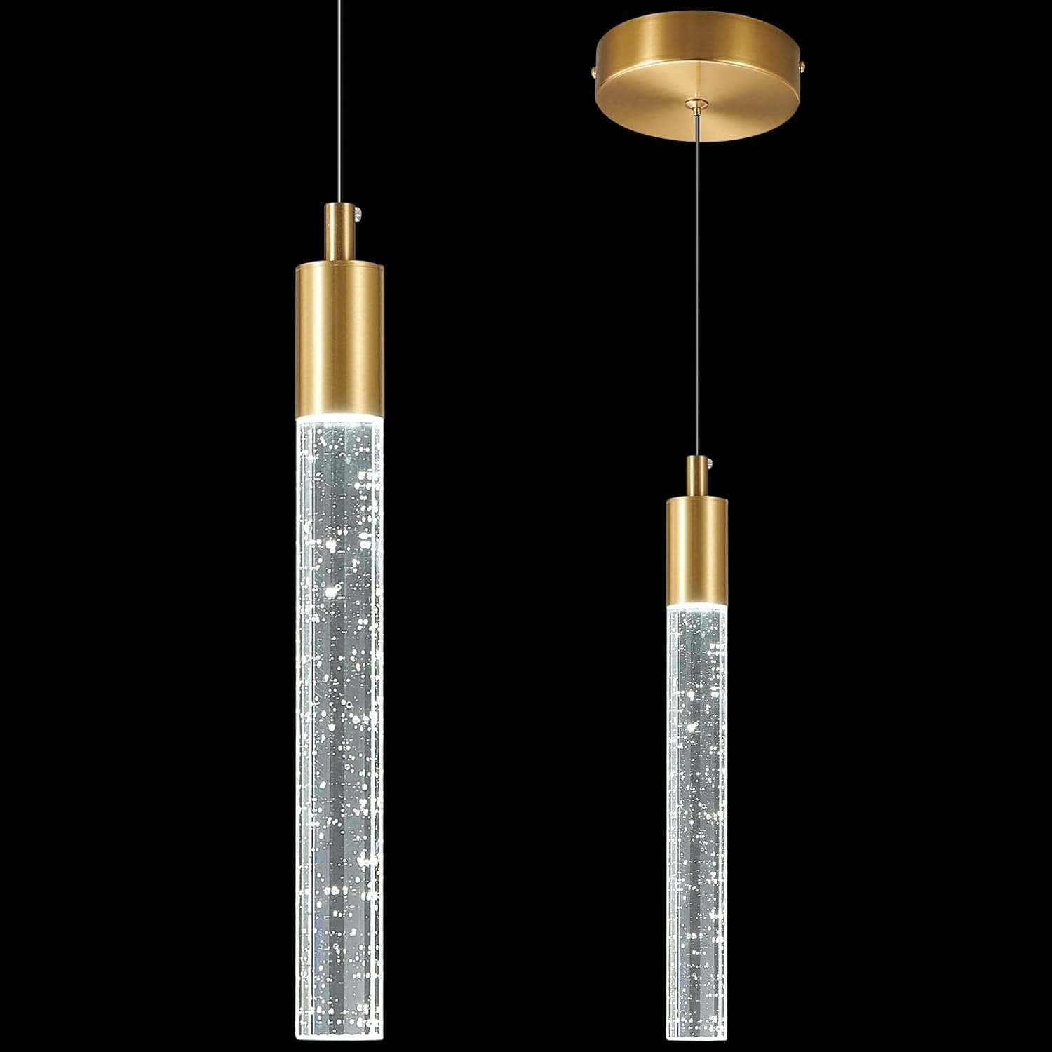 Pendul BUBBLE Glass Gold