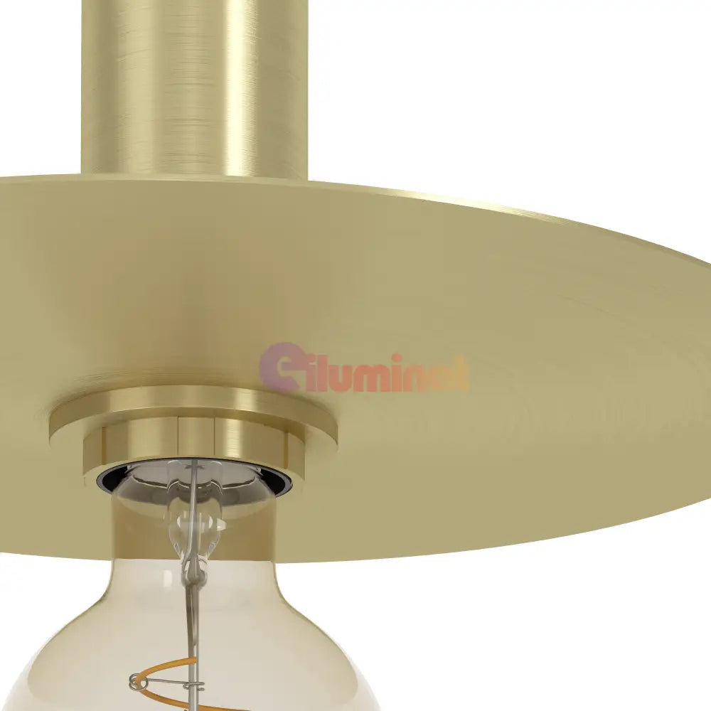 Lustra Vintage 3XE27 TRIANGLE Gold + Black (Copy) NEGRU + AURIU / VINTAGE SI RETRO DESIGN Lighting Fixtures