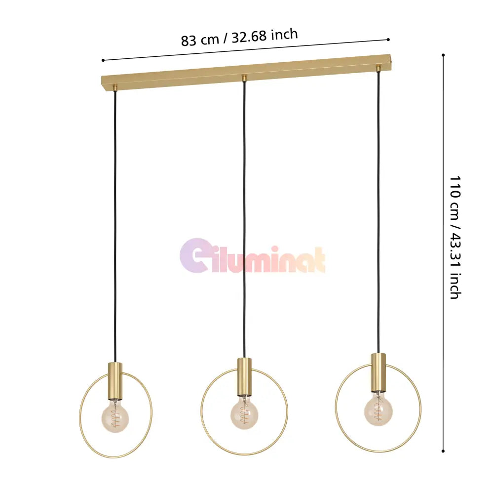 Lustra 3xE27 MANIZALES 98835 AURIE / ABAJUR Chandeliers