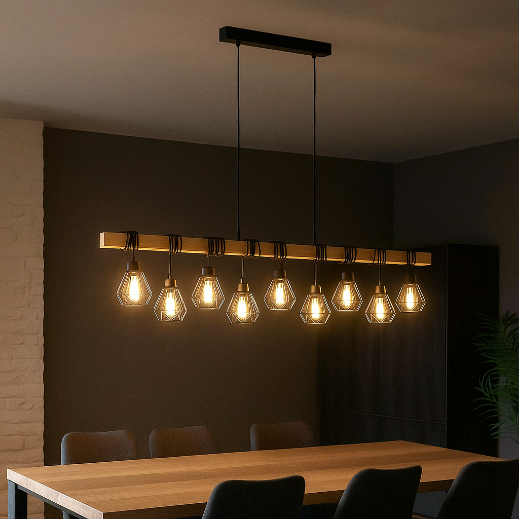 Lustra INFESTO Vintage Liniar (Copy) NEAGRA / VINTAGE SI RETRO DESIGN Lighting Fixtures