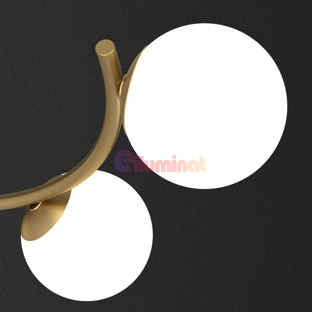 Lustra Abajur 3xE27 Gold Elegance AURIE / ABAJUR Chandeliers