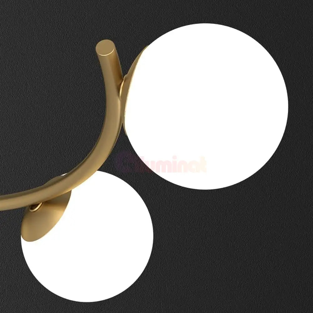 Lustra Abajur 3xE27 Gold Elegance AURIE / ABAJUR Chandeliers