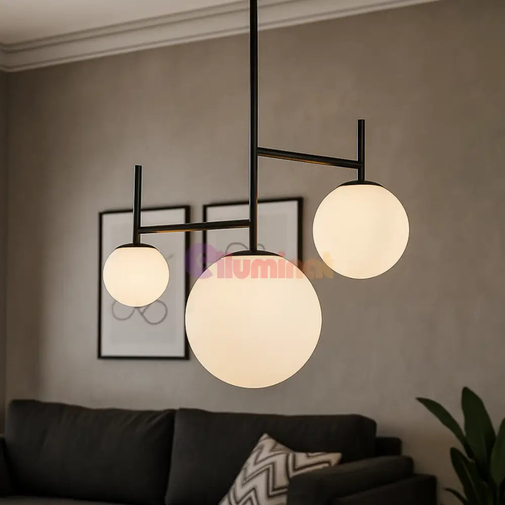 Lustra Abajur 3xG9 Black BLACK / ABAJUR Lighting Fixtures