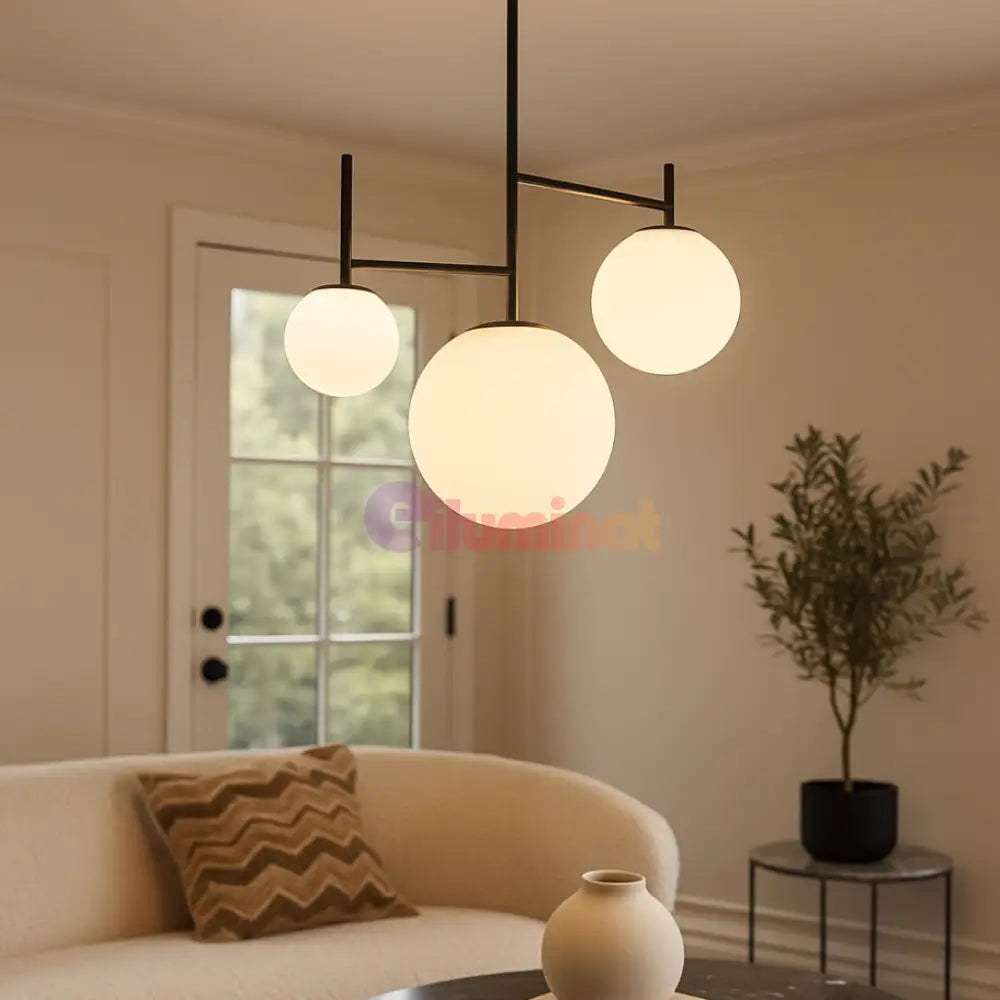 Lustra Abajur 3xG9 Black BLACK / ABAJUR Lighting Fixtures